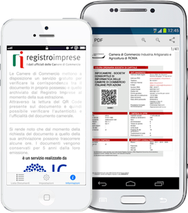 scaricare visura qr code