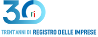 Logo 30 anni di Registro Imprese